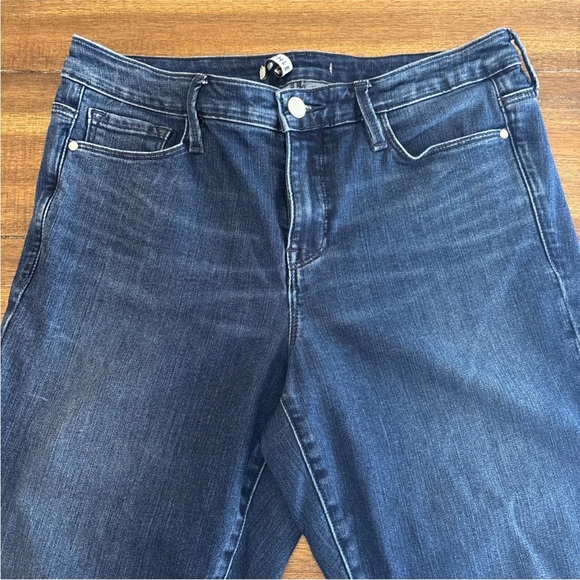 Athleta Skulptek Skinny Jeans Blue Womens Dark Wash Mid Rise Stretch Denim - Picture 4 of 10